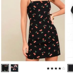 Lulu’s As If black cherry dress